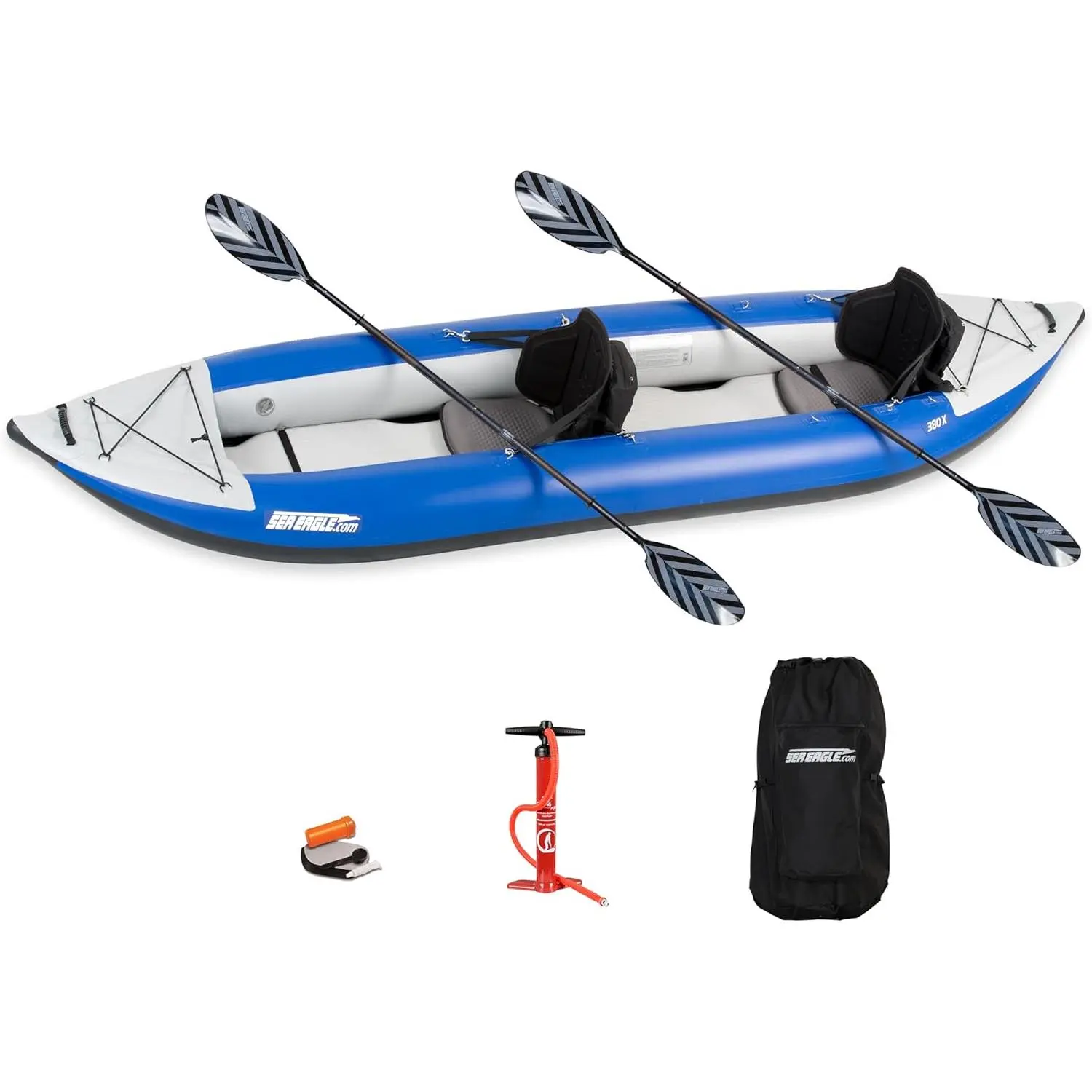 ADGH SDHA 380x Explorer Inflatable Tandem Kayak Packages