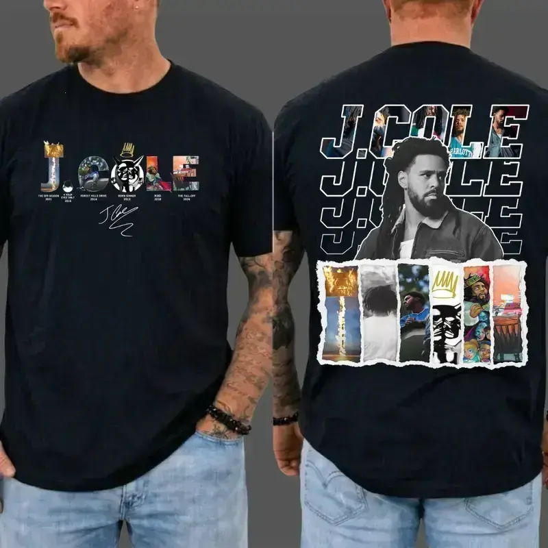 [FREE SHIP] Album J.Colee 2-Sided Print T-shirt, Vintage Music HipHop Shirt, Hip Hop Graphic Print T-Shirt, Merch T Shirt ,Future Shirt, Future Face Style Tee, Gift for Men and Women, MADE IN USA