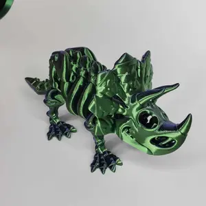 Articulated Triceratops – Poseable Dinosaur Figure