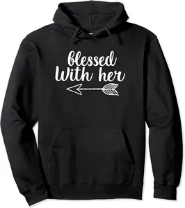 Funny Blessed with Her Fall Thanksgiving Day Man Pullover Hoodie - Adriande Shop 33B0BG6GBWNK