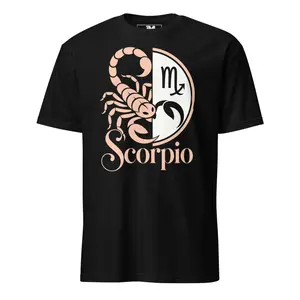 Scorpio Zodiac Shirt – Minimalist Astrology T-Shirt for Women, Scorpion Sign T-Shirt