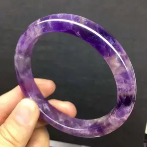 High Quality Natural Amethyst Bangle, Please Choose Color and Size in Live Stream, Natural Amethyst Bracelet