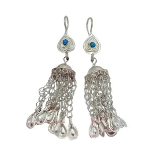 Vintage Afghani Tribal Statement Earrings