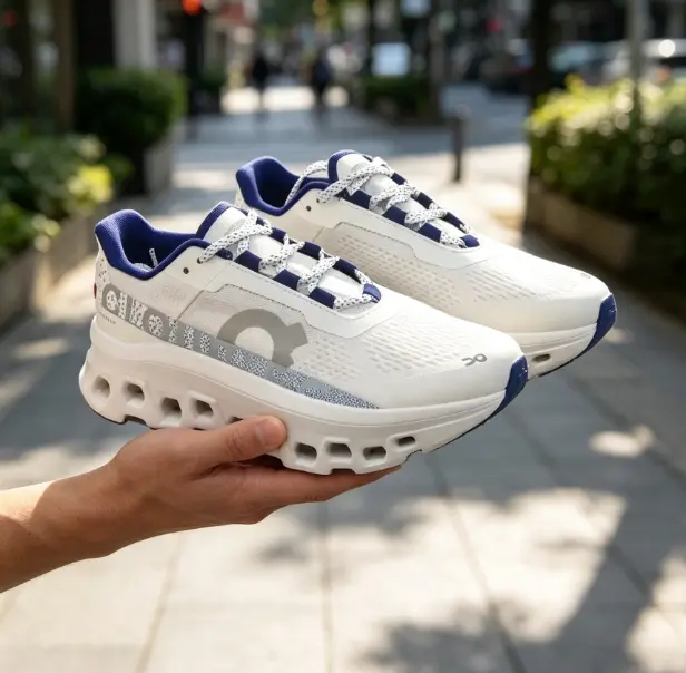 Cloudmonster 2 Unisex thick sole running sneakers with excellent shock absorption and non-slip outsole, suitable for sports training and daily casual wear.