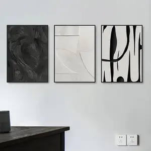 3pcs Abstract Texture Minimalist Design Canvas Art, Modern Bedroom Living Room Wall Decor, Unframed Home Decoration