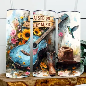 Raised on Country Music Tumbler