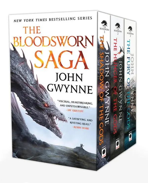 The Bloodsworn Saga Boxed Set: The Shadow of the Gods, the Hunger of the Gods, the Fury of the Gods -- John Gwynne - Paperback
