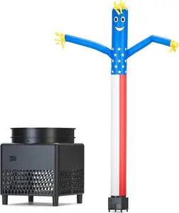 MTP-6ft Sky Air Puppet Dancer Inflatable Waving Tube Man with Blower - Wacky Waving Wind Flying Dancing Tube Guy for Business Promotion Stand Out Advertising, gift for him her, 4th 7 july gift, need to buy