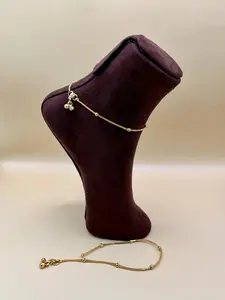 Chic Gold-plated Anklets (Pauju/Payal)