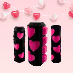 Little Ouchies - Love Bug BUNDLE Portable Pain Stim Tool Key Chain with Sharp Micro Plastic Spikes for Anxiety Stress Relief Vibrant Colors Sensory Bundle On-the-Go Comfort