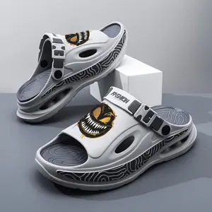 2026 “BEAST MODE” Monster Grin Slides | Venomous Graffiti Tactical Sandals | Techwear Hollow-Core Platform Shoes | Edgy Streetwear Adjustable Strap Slippers