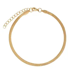 HERRINGBONE CHAIN BRACELET