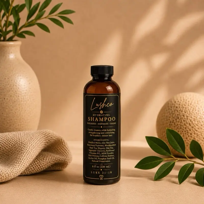 Dry Hair Hydrating Liquid Shampoo - Haircare Product with Moisture-Boosting Formula for Scalp Care and Hair Softness Restoration, Hydrate