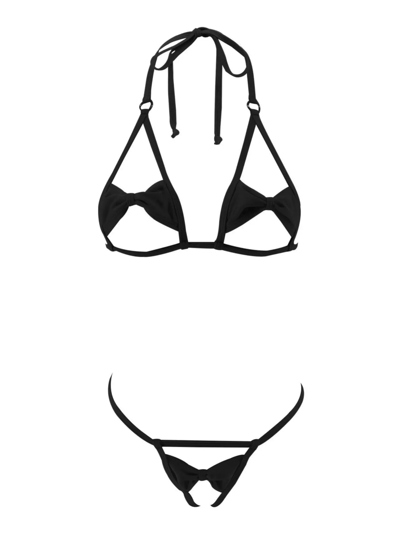 Butterfly Micro String Bikini Extreme Sexy Bikinis Sets for Women Tiny String Bottom Mini Microkini Tanning Swimsuits Womens Halter Tannning Buiquini Swimsuit