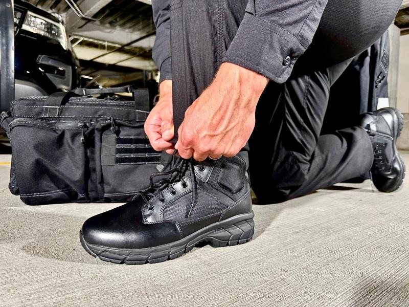 Interceptor Men'S Guard Zippered 6" Soft Toe Tactical Boots ADVANCED MANUFACTURING GROUP LIMITED