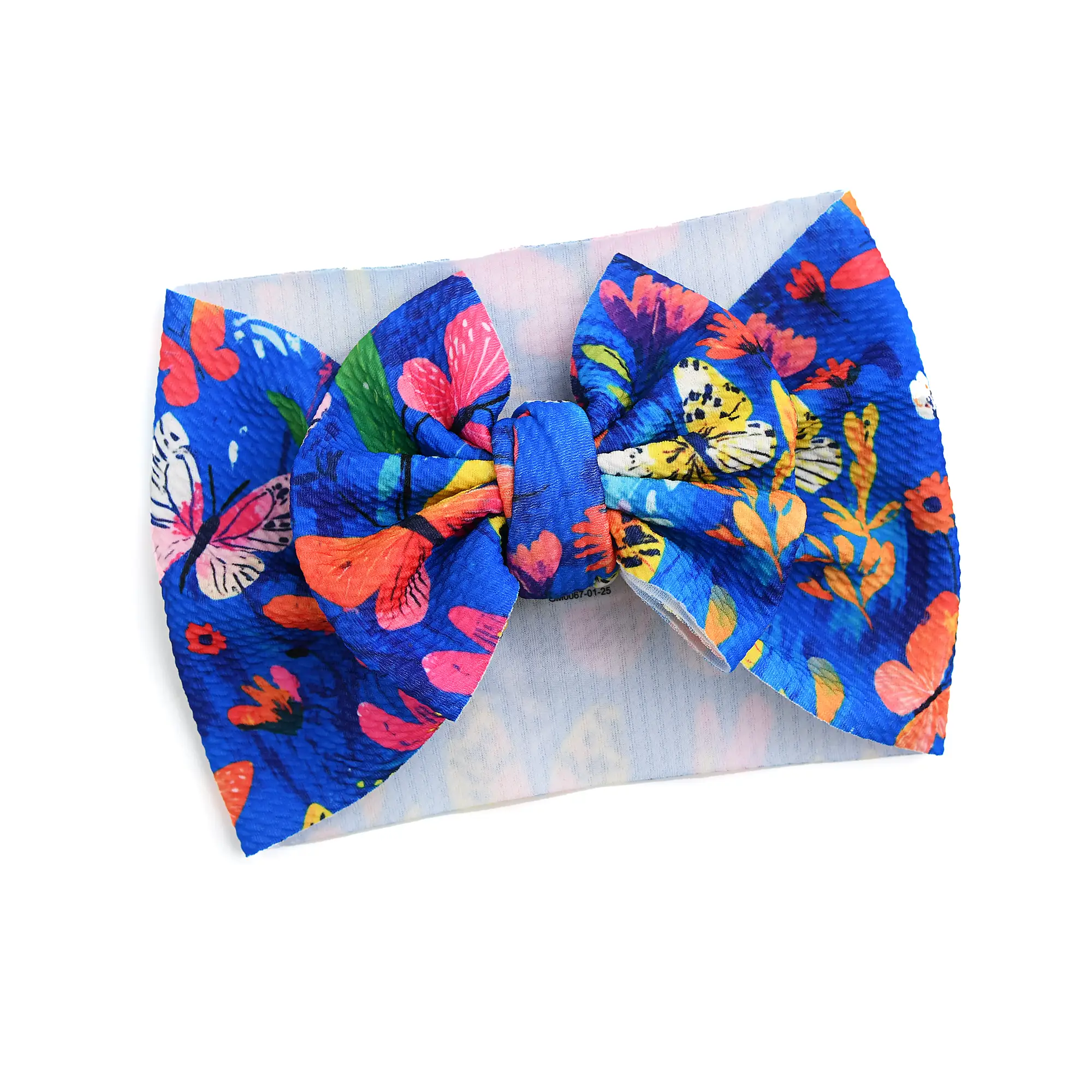 Aurora Butterfly Headwrap Baby Hair Accessory Bright Colors Hair Matching