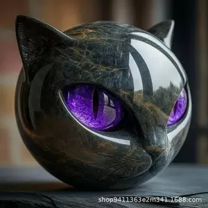 New Luxury Cat Figurine, Elegant Home Decor Accessory, Perfect Gift Idea for Cat Lovers, Stylish Room Ornament