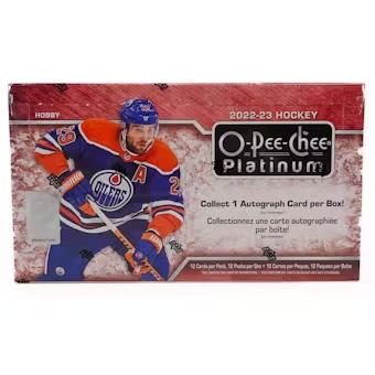 2022/23 Upper Deck O-Pee-Chee Platinum Hockey Hobby Box