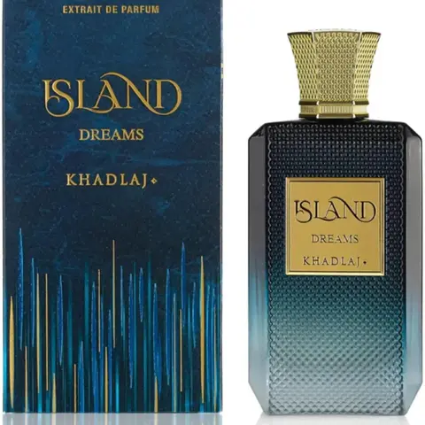 KHADLAJ Island Dreams Unisex Extrait de Parfum (EDP) - 3.4fl.oz/100ml Boxed Full Sized Unisex Fragrance, Citrus Orange Bergamot Ginger Sparkle Scent, Aromatic Scent for Youth & Everyday Elegance, Clean Girl Fragrance, 3 to 3.9 fl oz Single Item