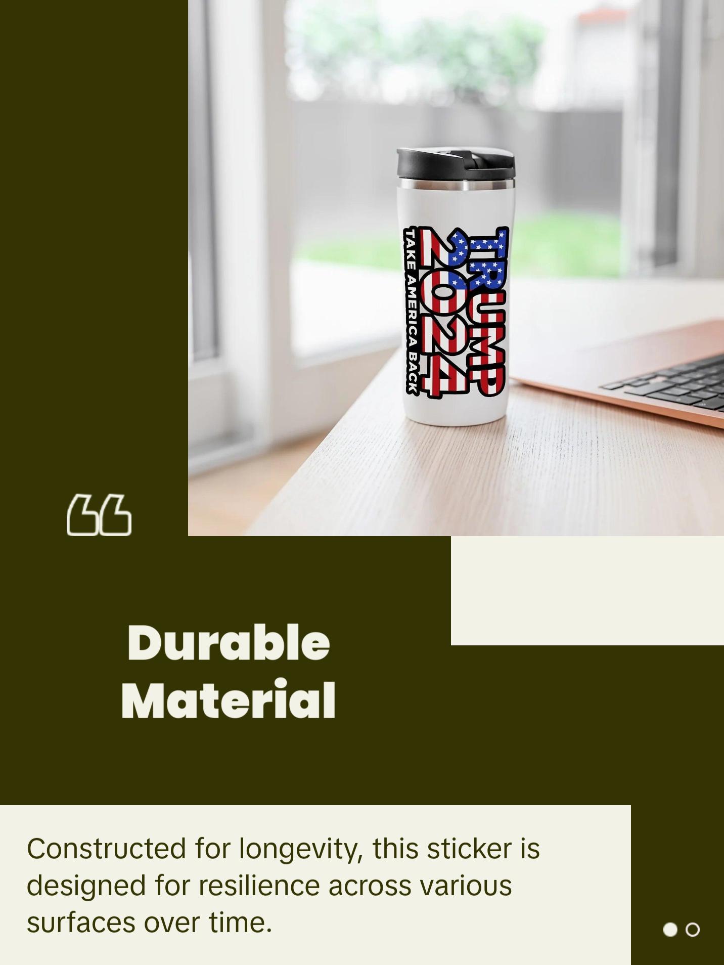 Waterproof Trump 2024 Stickers Decals