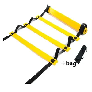 Agility Ladder Nylon Straps Soccer Football Speed Training Ladder Equipment Sports Fitness Running Warm-Up Training Ladder Tool