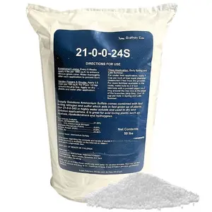 Supply Solutions 21-0-0-24S Ammonium Sulfate Fertilizer for Deep Green Plants Soil Acidifier for Blueberry Azalea Magnolia 50 Pounds