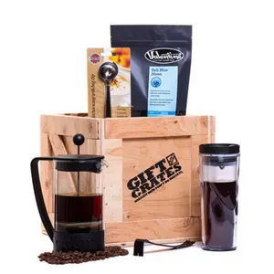 The Coffee Crate - Sturdy Storage Solution for Fresh Coffee Beans & Organized Supplies Ideal for Enthusiasts Sturdy Design Organizational Practical Addition Must-Have Adjustable Manual Grinder