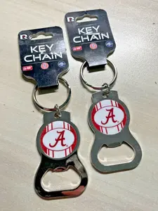Metal Alabama Keychain Bottle Opener Set -LOT OF 2