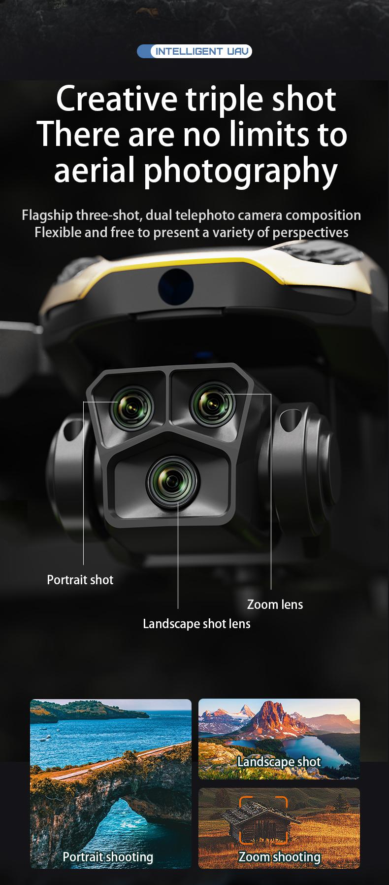 2026 M8 Pro Drone – 4K EIS Camera, GPS & 5G WiFi FPV, Brushless Motor, Optical Flow Hover, Smart Obstacle Avoidance, Auto Return, 360° Stunt Roll, Dual Batteries Included