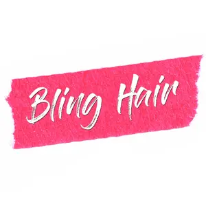 Bling Hair store shop logo