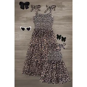 Mom & Me - Cheetah Print Dress