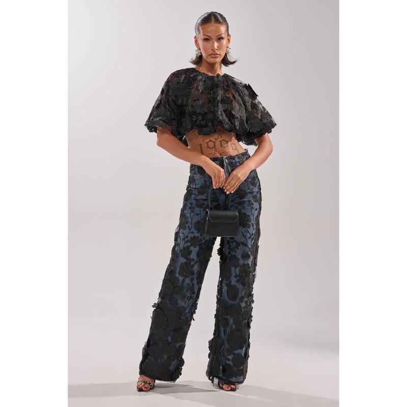 DONT GIVE UP LACE BLOUSE