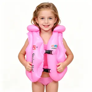 Kids Inflatable Buoyancy Vest, Children's Float Ring, Letter Printed Swim Vest, Beginner Swimming Equipment, Swim Float