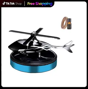 “Bring a touch of elegance and fun to your car or home. This aviation-inspired alloy diffuser rotates using solar power, delivering a subtle aromatherapy experience wherever you go. Stylish, functional, and conversation-worthy! ”