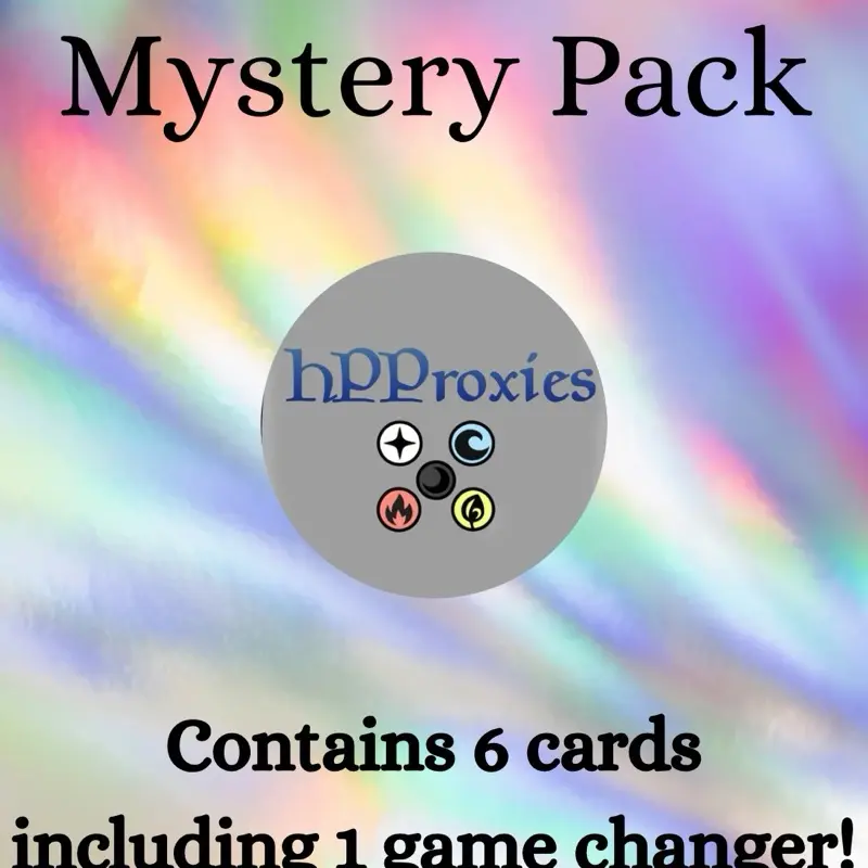 6 card Mystery Pack Gacha Bundle