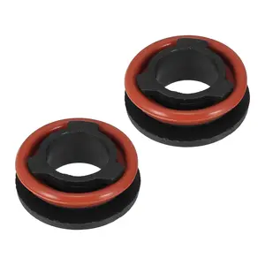 2pcs H11 LED Headlight Adapter Base Bulb Sockets Retainer Holder Universal for Car Black