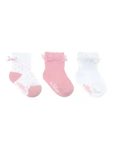 Baby Girl Socks 3-Pack Pink
