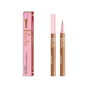 Volumizing Lip Liner - Semi-Matte High-Pigment, Waterproof Transfer-Proof, Felt Tip for Defined Plump Lips, Suitable for Casual Errands & Date Nights