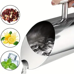 Stainless Steel Cold Water Pitcher with Straight Body Design, Ice Separating Juice Pitcher for Bar KTV and Home Use, Durable Beverage Mixing Jug for Juice Iced Tea Cocktails and Daily Drinking Water