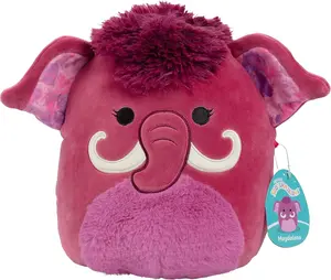 Squishmallows 10-Inch Magdalena The Christmas Elephant Plush- Official Jazwares Plush - Collectible Soft & Squishy Mammoth Stuffed Animal Toy - Add to Your Squad - Holiday Gift for Kids, Girls & Boys