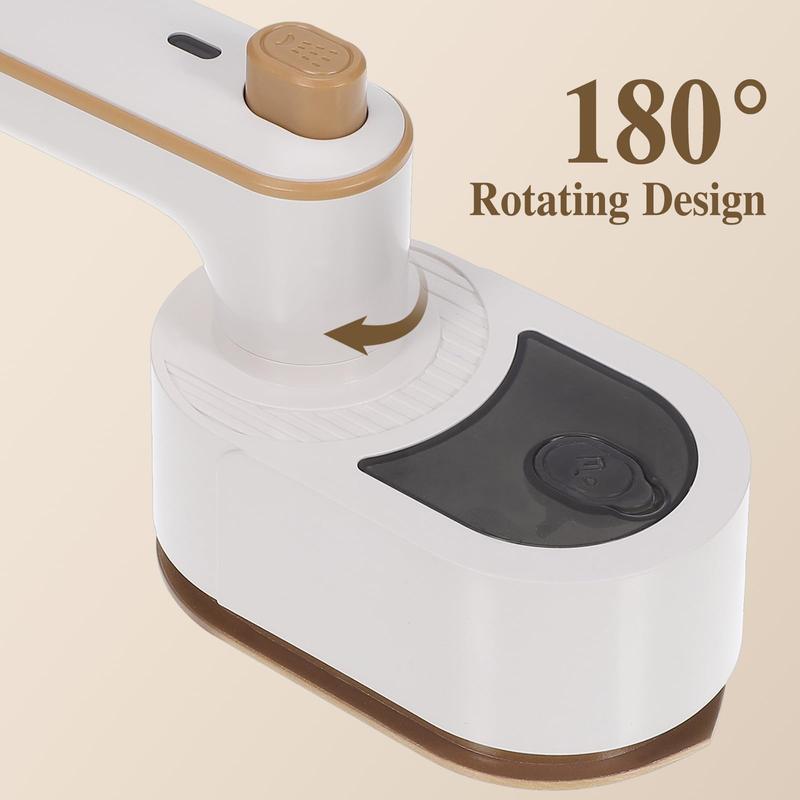 Mini Travel Iron for Clothes, Portable Handheld Iron Steam with Dry And Wet Ironing for Home Business Clothing(50ml Water,40W)