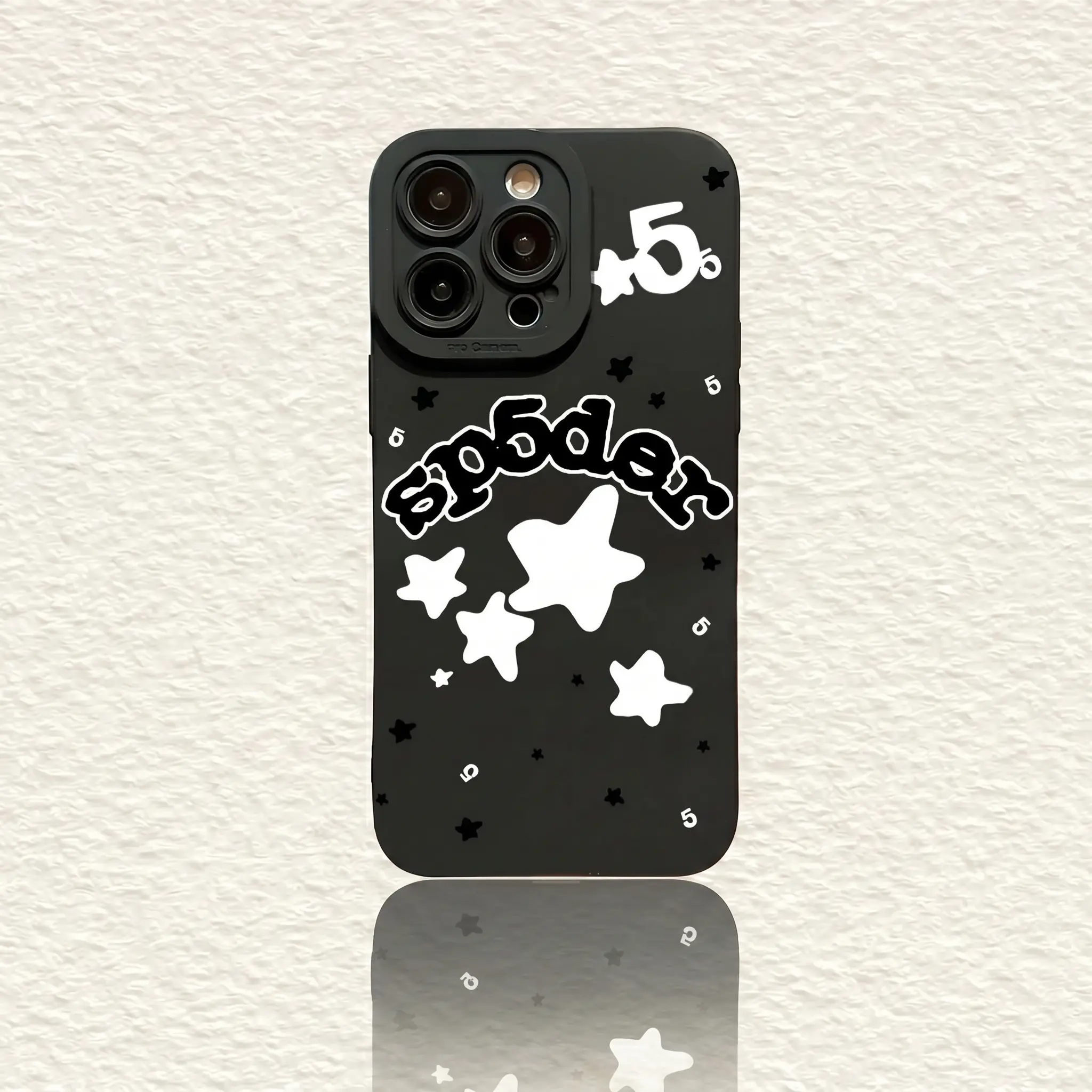 Soft TPU Star Pattern Shockproof Case Cover for iPhone 13-17 Pro, Pro Max, Plus - E-Commerce Mobile Phone Accessory (p119), Iphone 17