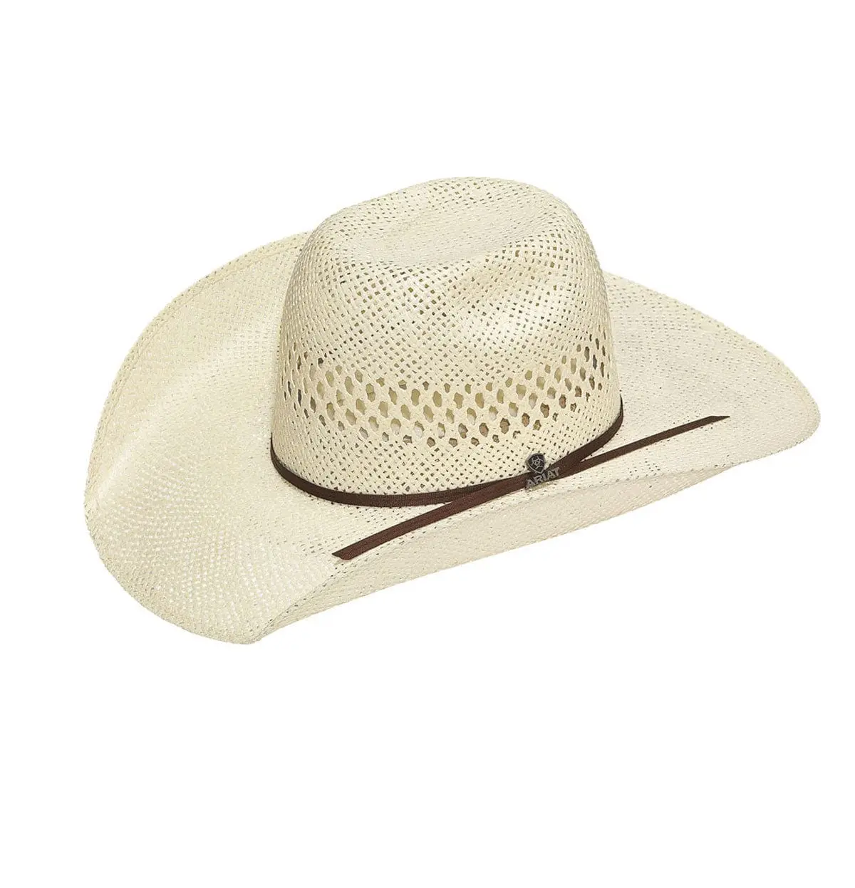 High Quality Ornate Western Old West Cowboy Hat - Handcrafted Premium Materials, Rugged Durable Design, Quick-Drying Dry Tech Sweatband, Twisted Weave Construction, 2-Cord Chocolate Band, 4.5" Brim