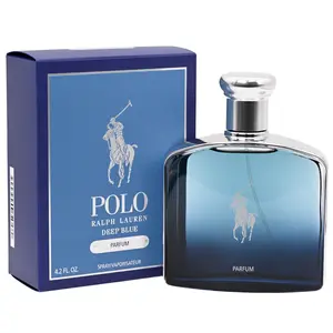 Ralph Lauren Polo Deep Blue Men's EDP Cologne - 4.2 fl oz, New Boxed, Featuring Grapefruit Mix & Crisp Heart Scent