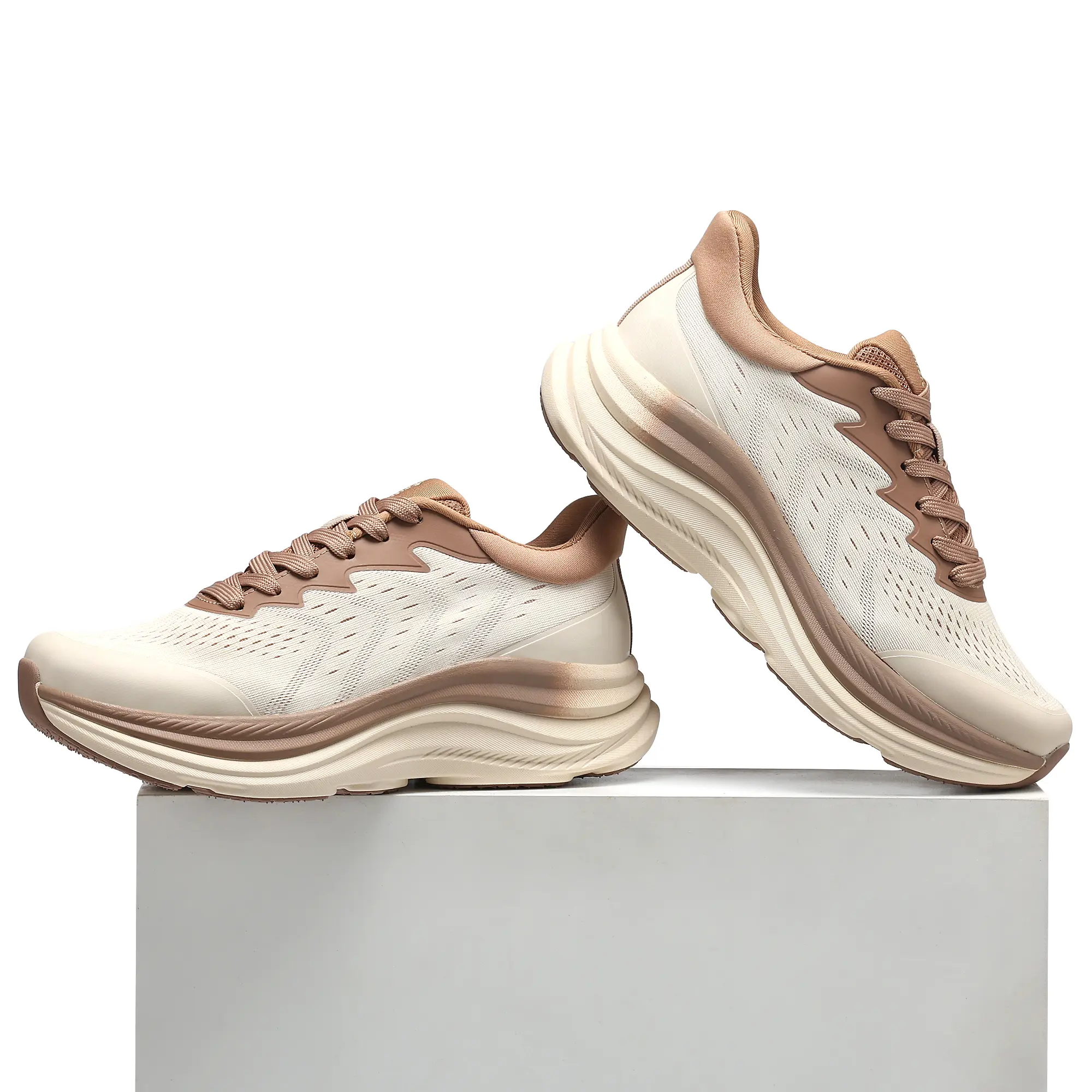 Athletic Running Sneakers for Women, Fashion Breathable Mesh, All-Day Comfort Arch Support, Non-Slip Cushioned Platform for Walking, Gym