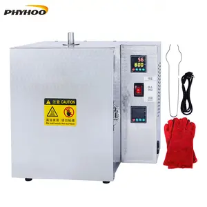 Professional 1200℃ Jewelry Burnout Furnace 2 In 1 Sectional & 800℃ Constant Temp Control Digital Display Plaster Mold Oven For Gold Silver Casting