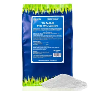 Supply Solutions Calcium Nitrate 15.5-0-0 + 19% Ca Fast-Acting Water Soluble Fertilizer for Vegetables, Fruits, and Hydroponics - 5 Pounds