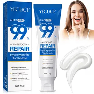 Yecuce 120g Deep Cleaning Toothpaste with 9.9% Nano Hydroxyapatite, Fresh Breath, Protects Teeth, Confident Smile, Home Use, Oral Care Toothpaste