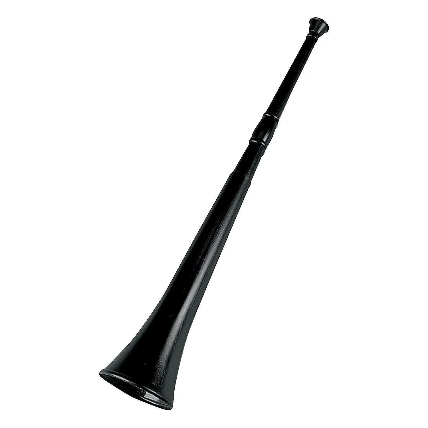 Unisex 28-in Plastic Collapsible Black Stadium Horns - 12-Pc Percussion Instrument Gear for Parents, Loud & Proud Fan Gear, Easy Transport