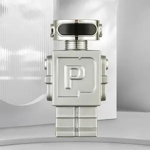 Men's Robot Design Perfume, Long Lasting Fragrance for Men, Natural Fresh Perfume for Daily Wear, Fashion Perfume for Party, Daily Clothing Decor